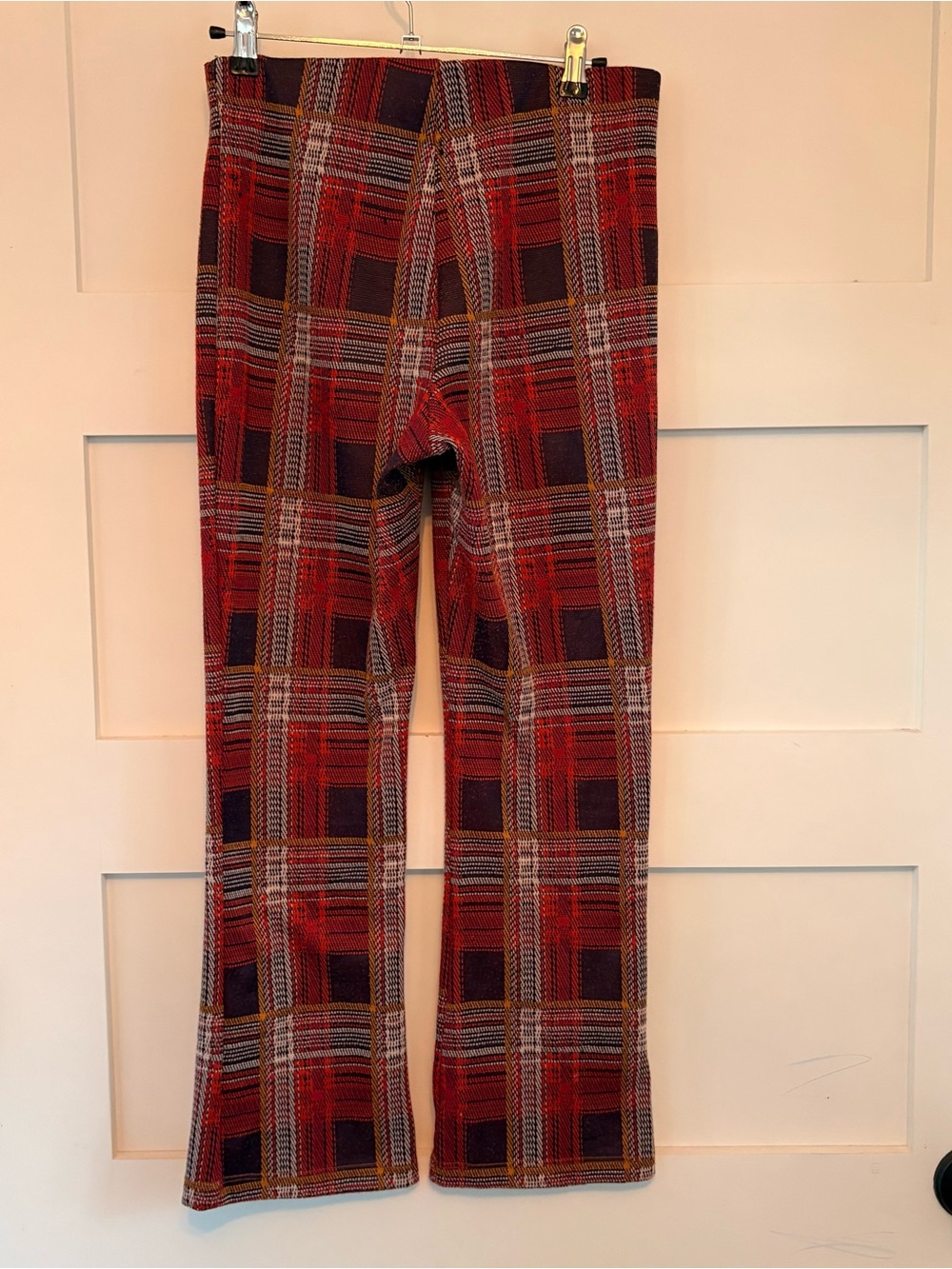 Altar’d State Size M Women’s Plaid Stretch Pants - Picture 3 of 8